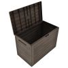 vidaXL Patio Storage Box Brown 30.7"x17.3"x21.7"
