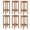7 Piece Patio Dining Set Solid Wood Acacia
