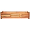 vidaXL Garden Raised Beds 2 pcs Acacia Wood 39.4"x11.8"x9.8"