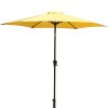 9' Pole Umbrella With Carry Bag; Yellow