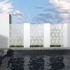 6.5 ft. H x 4 ft. W Laser Cut Metal Privacy Screen, 24"*48"*3 panels
